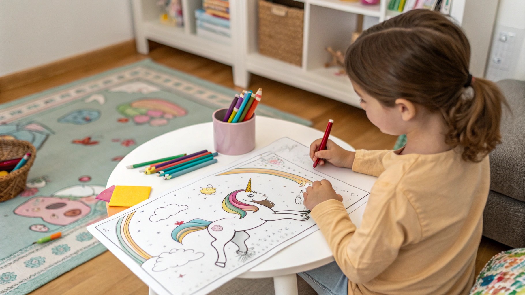 coloriage licorne