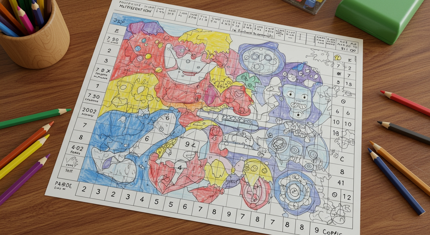 coloriage magique