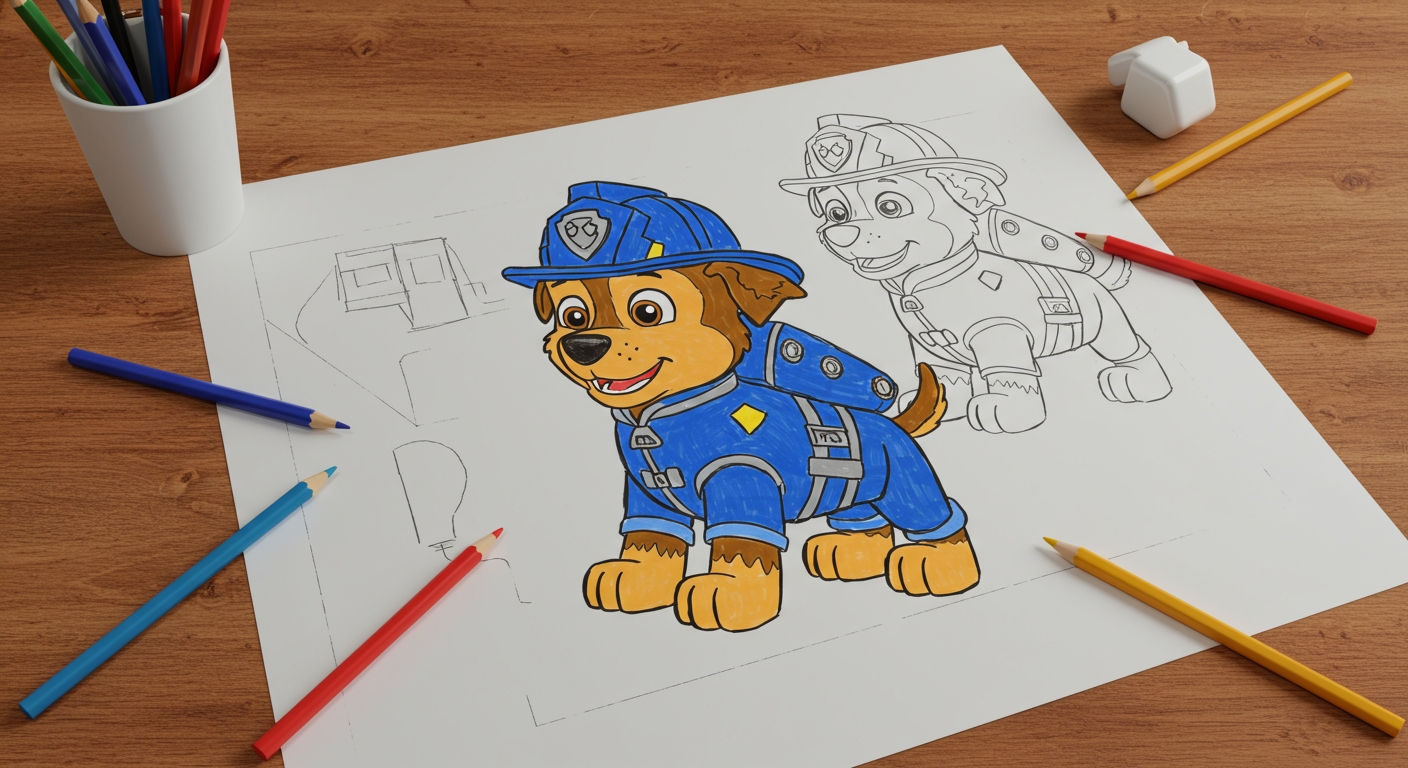 dessin Pat Patrouille