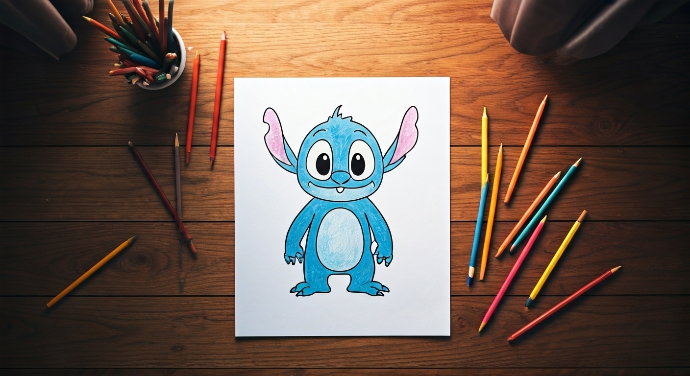 dessins à imprimer de Stitch