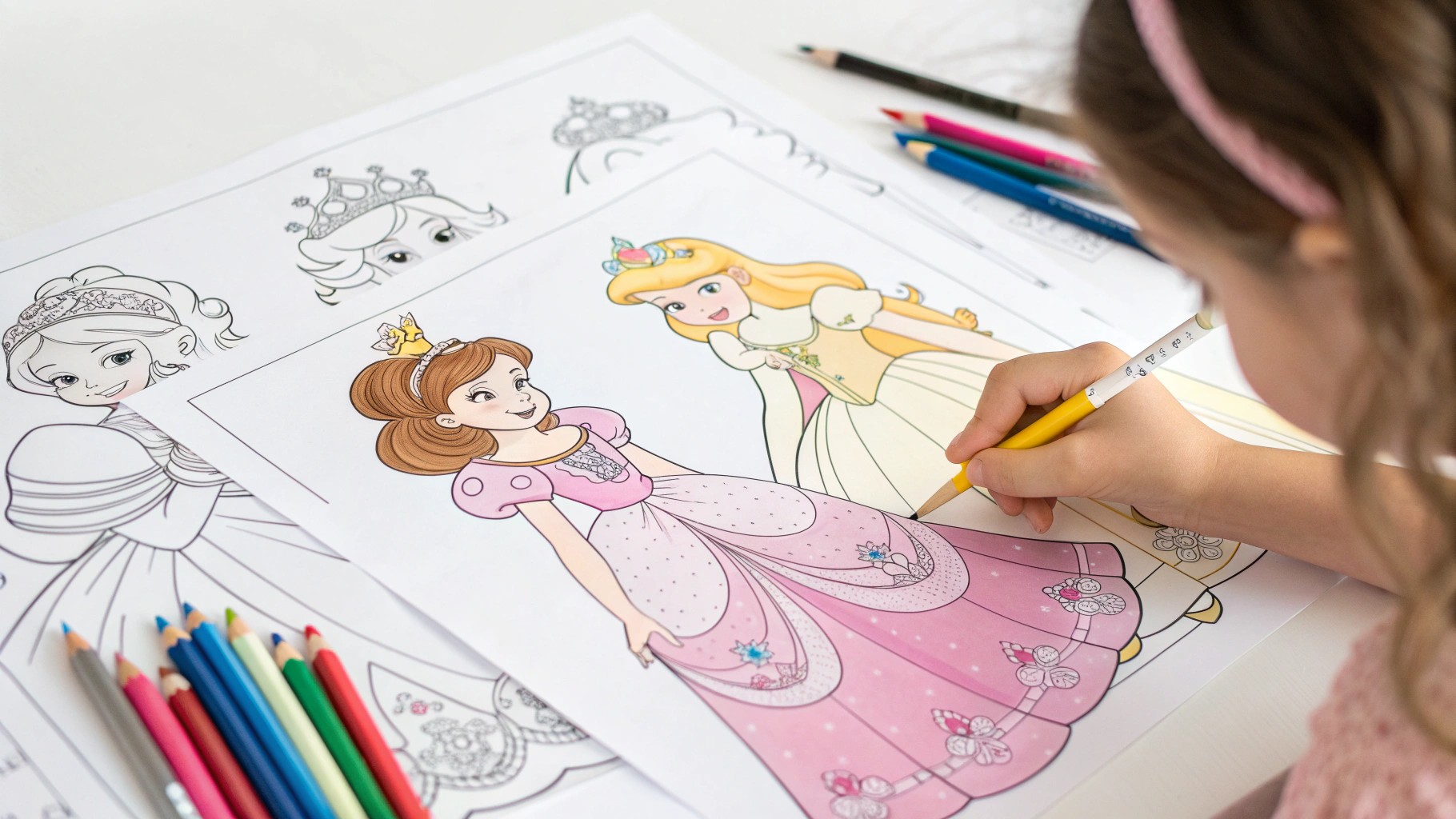 princesses à colorier