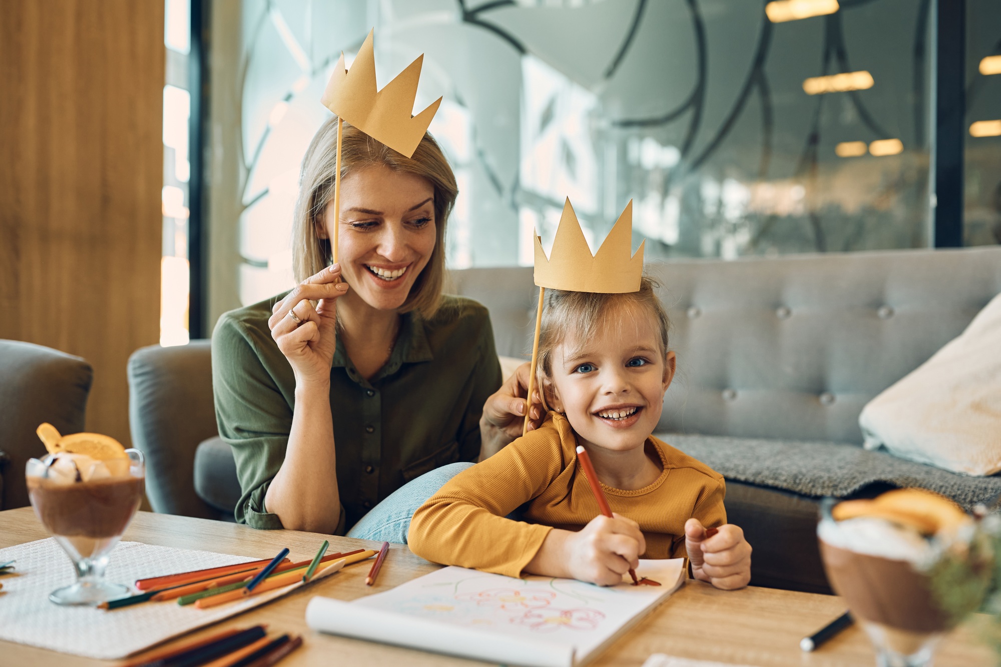 The queen and her princess!