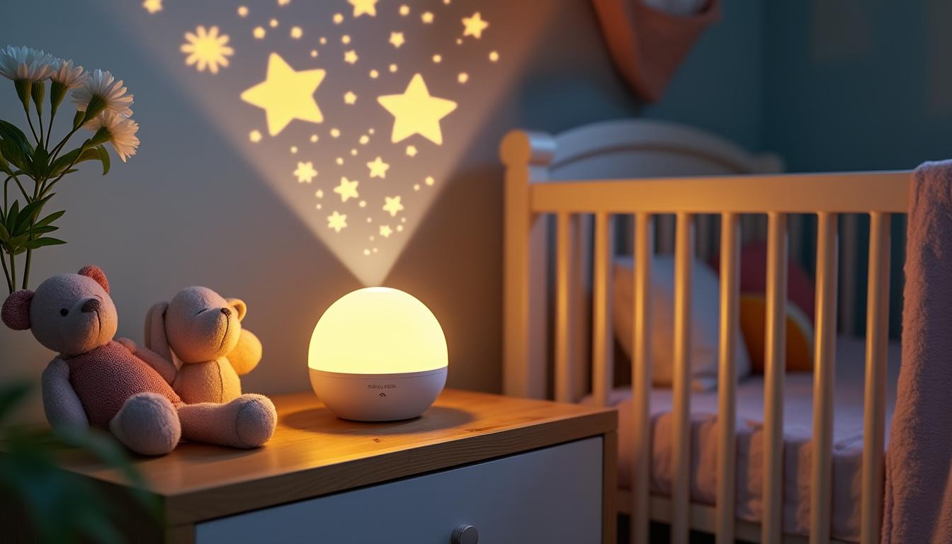 découvrez la veilleuse duux avec projecteur, la solution idéale pour apaiser les peurs nocturnes de votre bébé. offrant des projections douces et une lumière réconfortante, cette veilleuse crée un environnement rassurant pour des nuits paisibles.