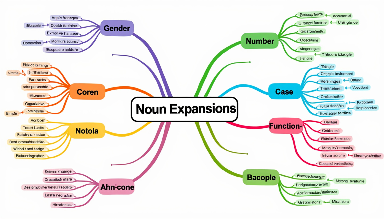 découvrez comment la carte mentale sur l'expansion du nom peut vous aider à organiser vos idées, enrichir vos phrases et clarifier vos pensées de façon simple et efficace.