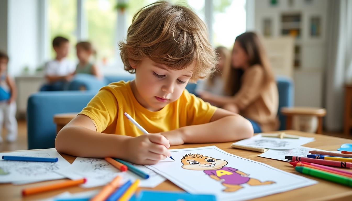 découvrez comment le coloriage alvin et les chipmunks stimule la créativité, la concentration et la motricité chez les jeunes artistes, tout en offrant un moment ludique et éducatif.