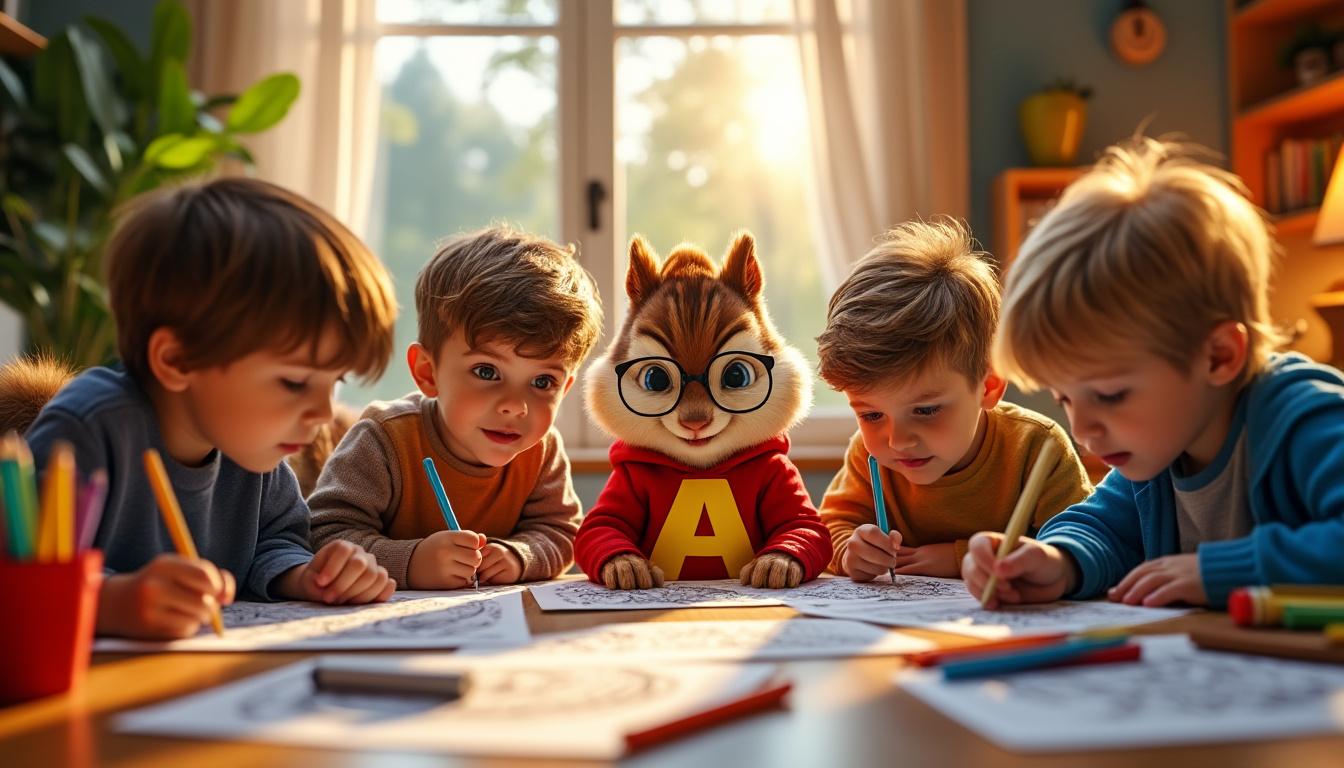 découvrez comment le coloriage alvin et les chipmunks stimule la créativité, la concentration et la motricité des jeunes artistes tout en leur offrant un moment ludique et éducatif.