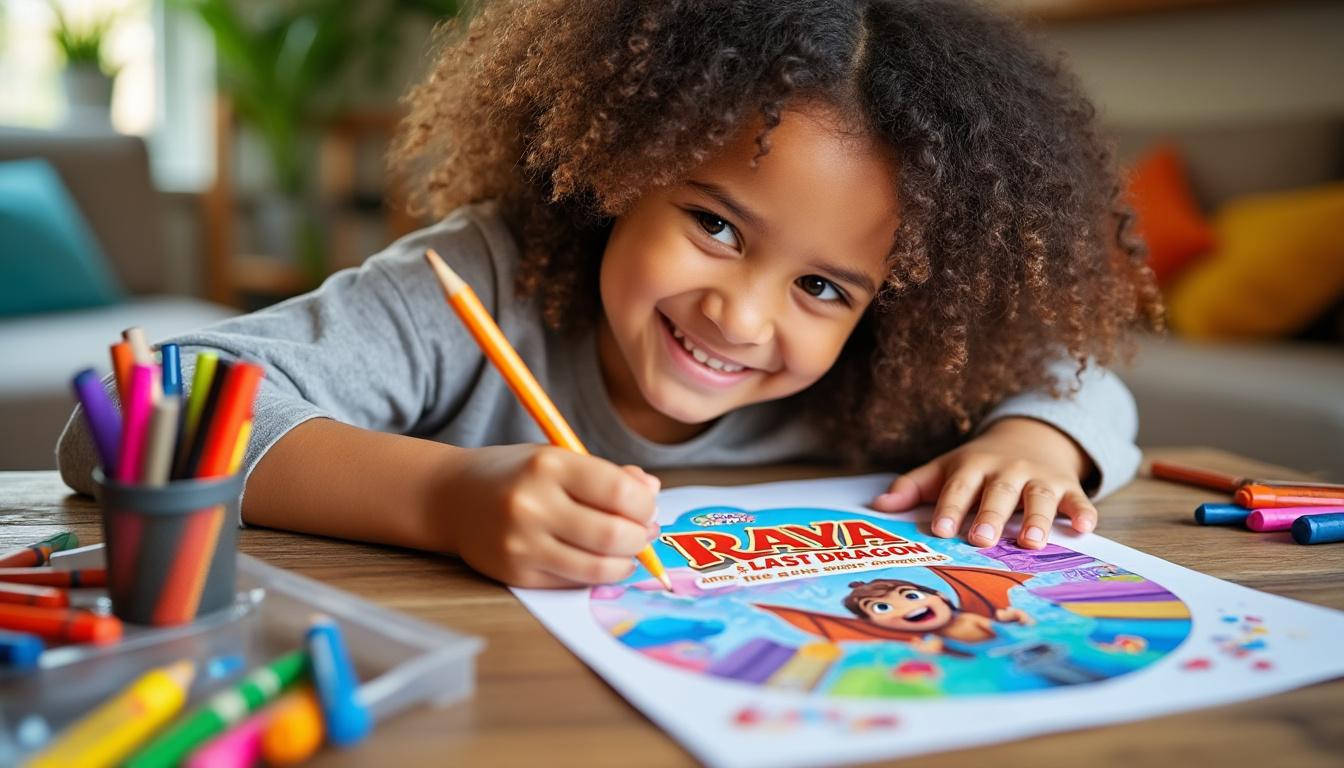 découvrez l'univers de raya et personnalisez votre aventure grâce à des coloriages uniques. laissez libre cours à votre créativité avec nos dessins à colorier inspirés de raya !