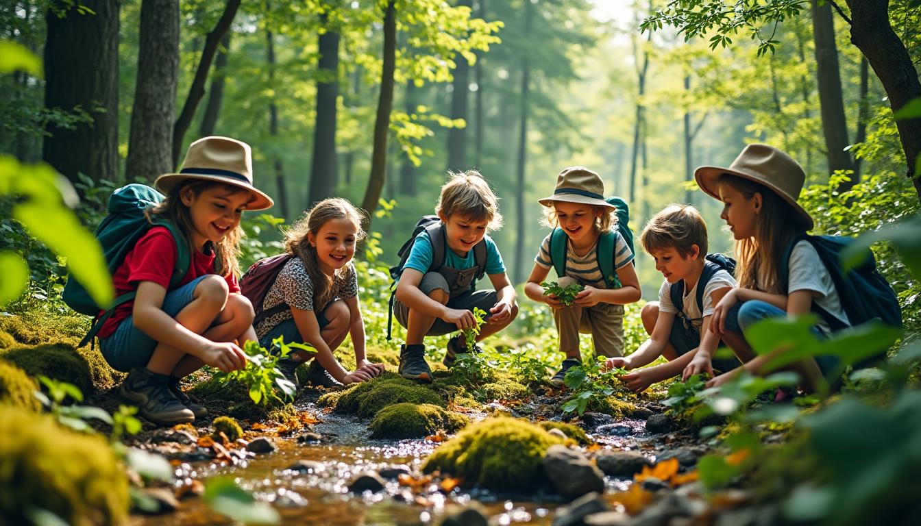 découvrez comment les jeux dans la forêt améliorent la santé mentale et physique en favorisant la détente, l'exercice et la connexion avec la nature.