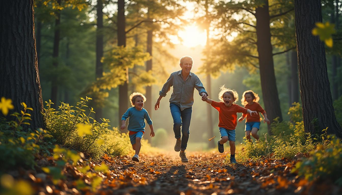 découvrez comment les jeux en forêt améliorent la santé mentale et physique, favorisant bien-être, détente et activité physique au cœur de la nature.