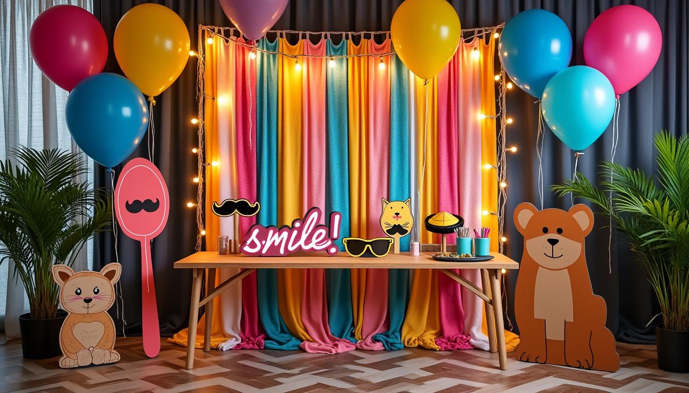 découvrez 5 idées créatives pour aménager un coin photo unique avec des accessoires irrésistibles qui captiveront tous vos invités.