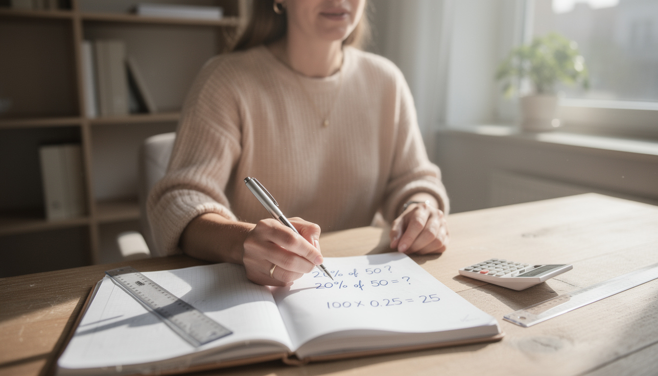 apprenez à calculer un pourcentage facilement avec ce guide complet destiné aux débutants. méthodes simples, exemples pratiques et astuces pour maîtriser le pourcentage en un rien de temps.