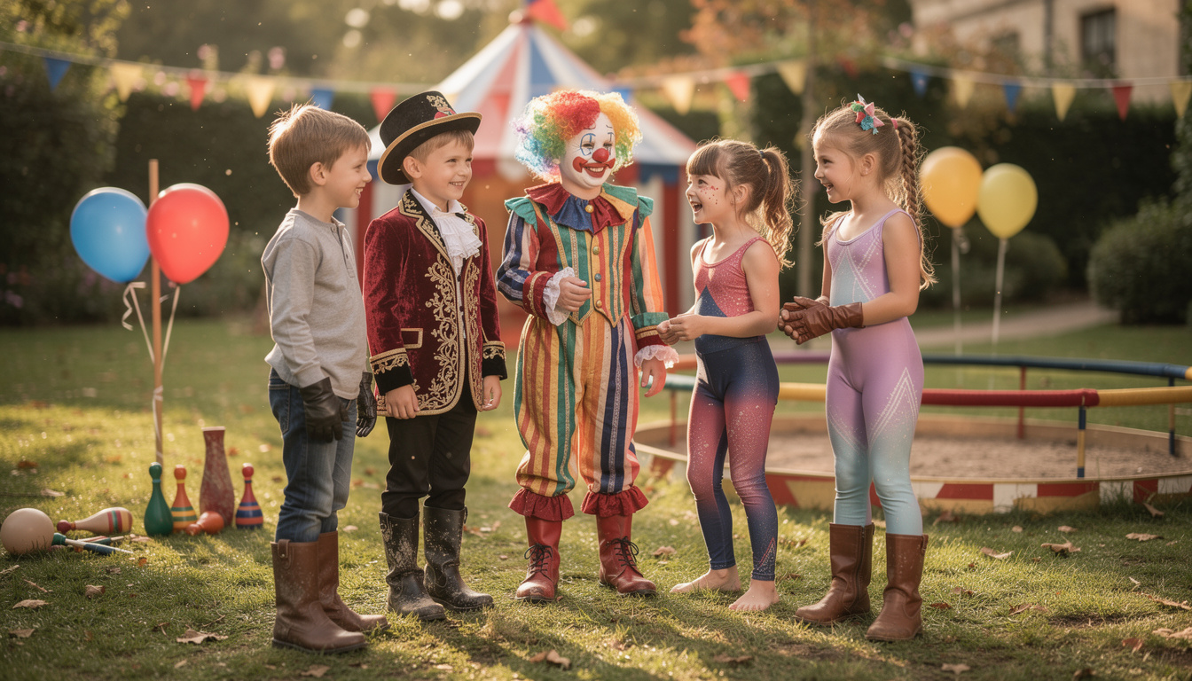 découvrez les costumes les plus populaires pour une fête d'enfants sur le thème du cirque, avec des tenues colorées et amusantes qui émerveilleront petits et grands.