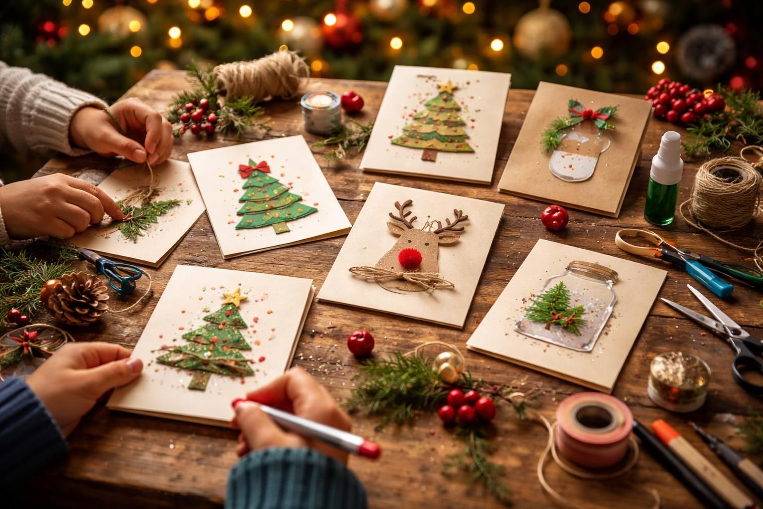 découvrez comment booster votre créativité grâce à ces cartes de noël faites main, simples à réaliser pour des fêtes pleines de charme et d'originalité.