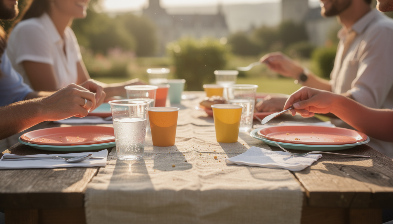 découvrez comment la vaisselle jetable colorée peut apporter fraîcheur et convivialité à votre table cet été, en alliant praticité et style pour des repas inoubliables.