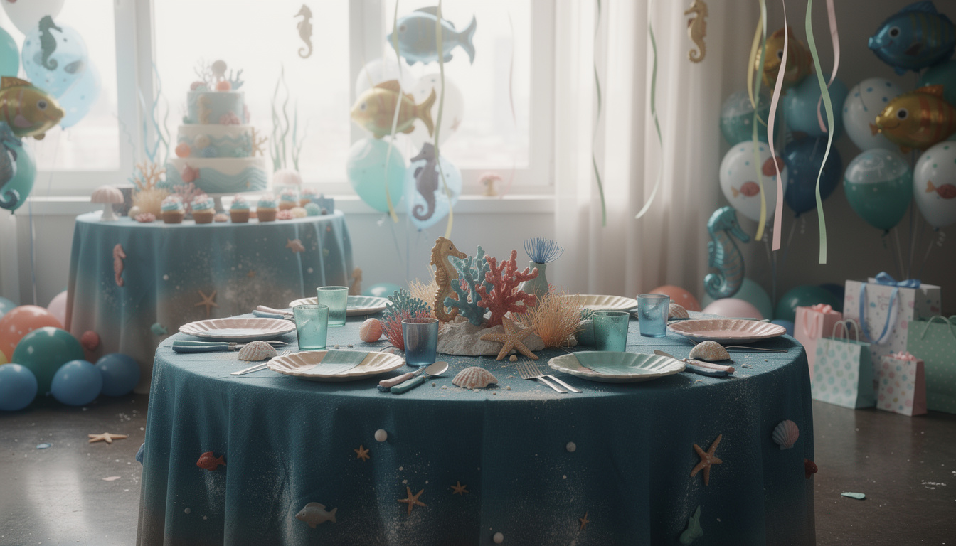 découvrez des décorations enchanteuses pour créer une fête sous l’océan magique inoubliable pour vos enfants. ambiance féerique garantie !