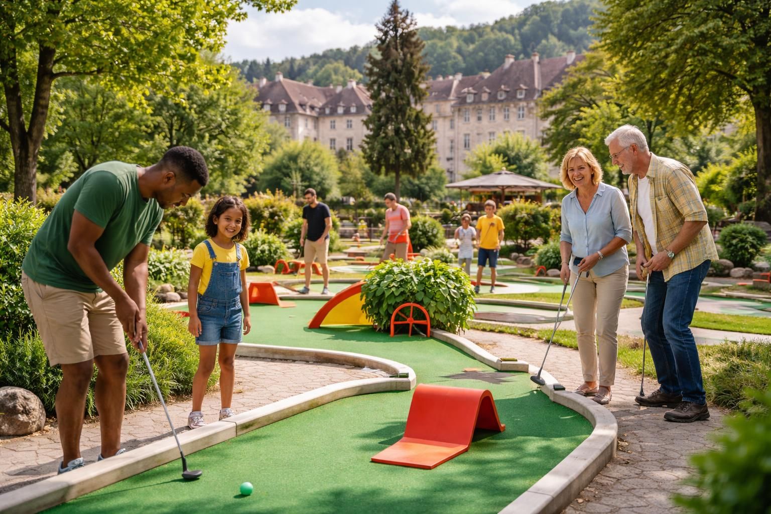 découvrez le mini golf à besançon, une activité ludique et conviviale idéale pour tous les âges, à pratiquer toute l'année en famille ou entre amis.