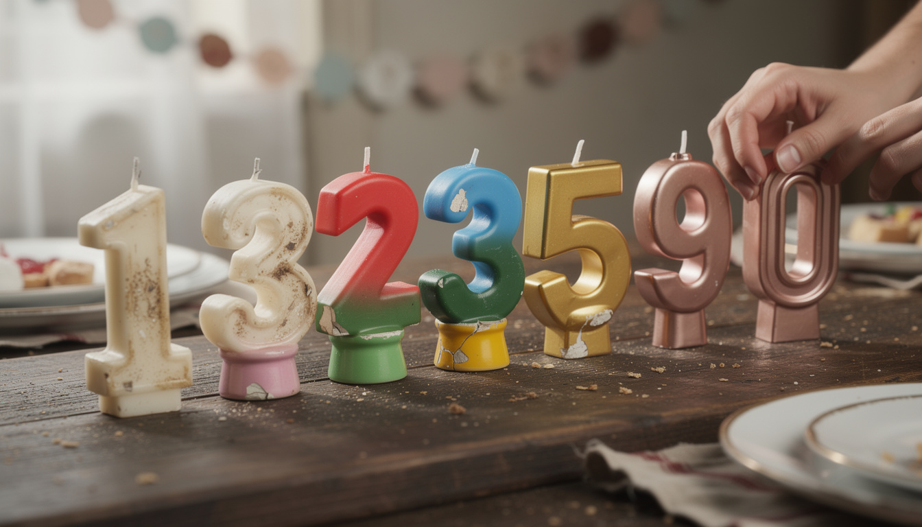 découvrez l'histoire fascinante des bougies en forme de chiffre, leur évolution et leur importance à travers les décennies.