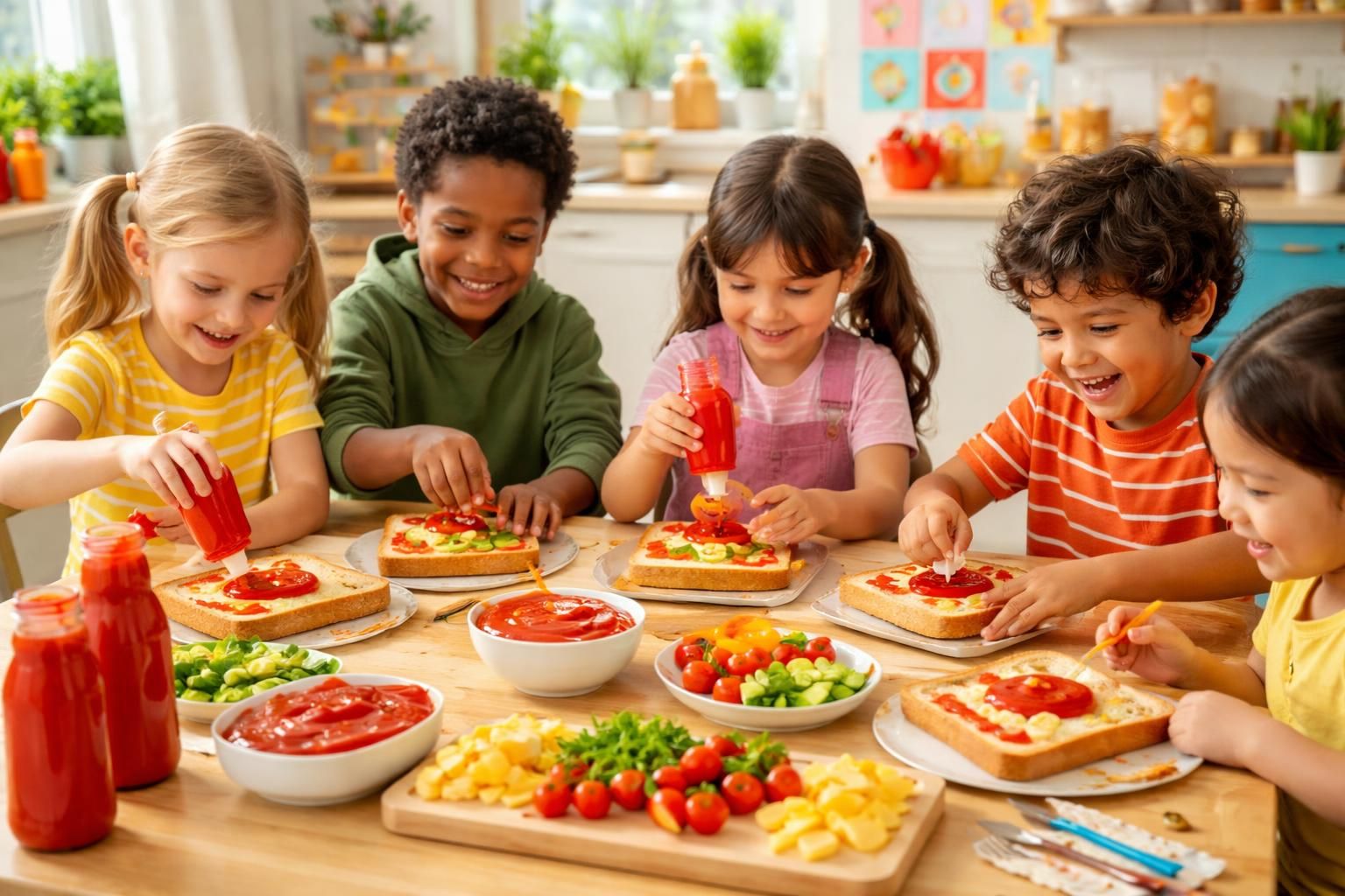 découvrez le jeu de la tomate ketchup, une activité ludique et créative parfaite pour stimuler l'imagination et la créativité des enfants tout en s'amusant.