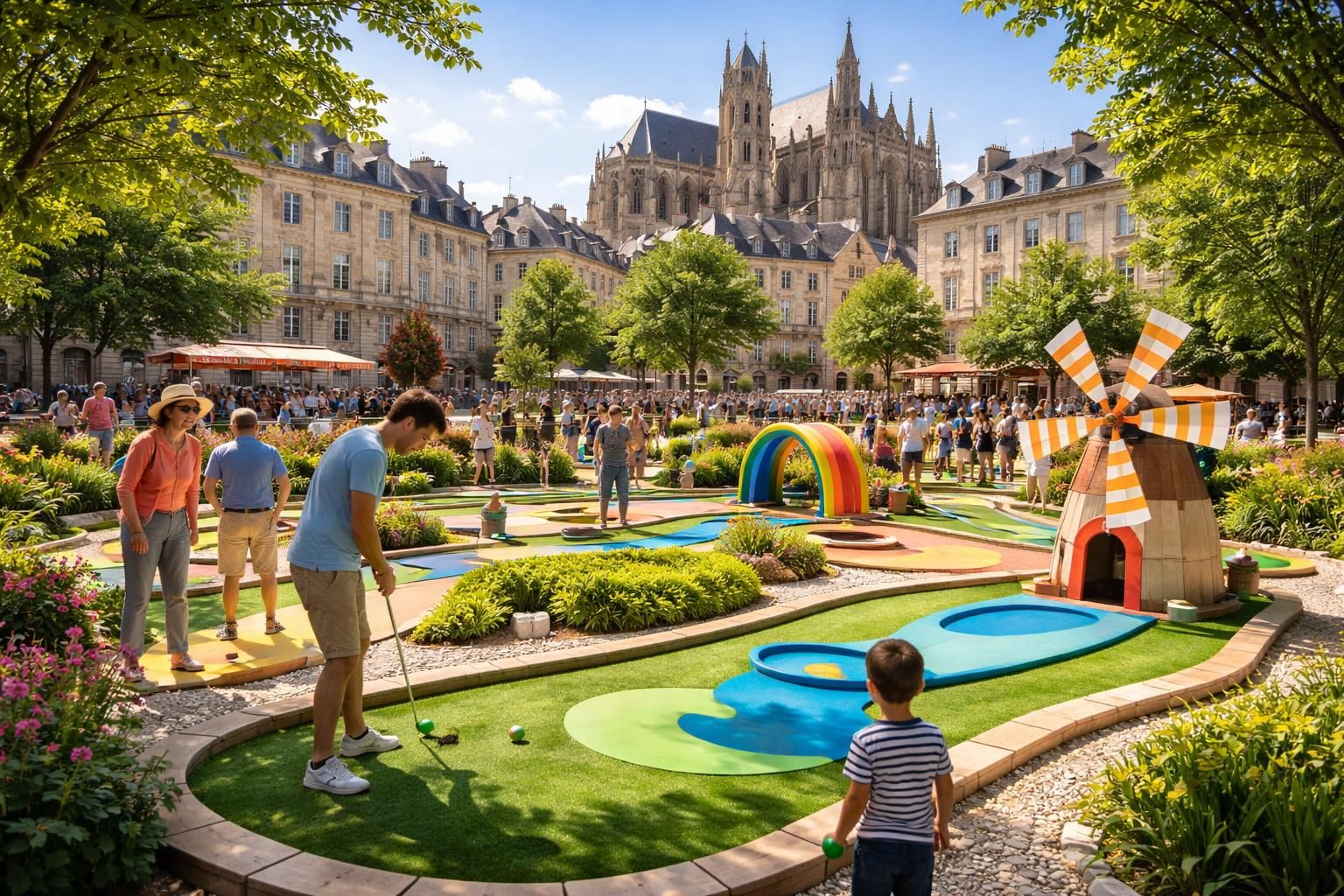 découvrez le minigolf à metz, une expérience unique en plein cœur de la ville alliant plaisir, détente et convivialité pour petits et grands.