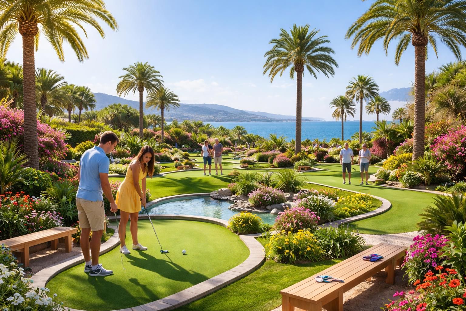 découvrez le mini golf à nice, un lieu idéal pour allier compétition amicale et détente dans un cadre splendide en plein cœur de la côte d'azur.